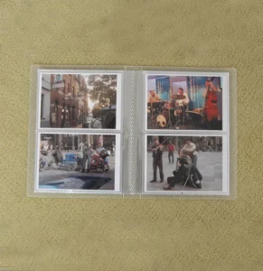 Transparent PP Photo Album 2-Grid Design Holds 80-200 Photos 4R and 6-Inch Sizes Waterproof