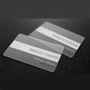 Transparent PVC Business Card