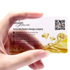 Transparent Plastic Business Cards