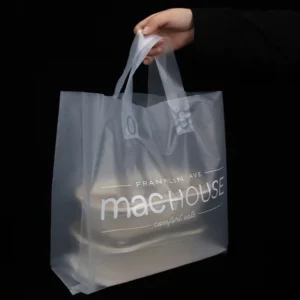 Transparent Plastic Restaurant Takeaway Food Packaging Bag