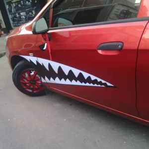 Transparent Racing Car Decals Side Sticker Low MOQ