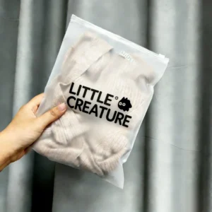 Transparent Reusable PVC Matte Frosted Zipper Garment Bag