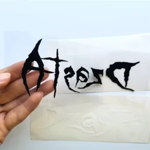 Transparent Vinyl Lettering Decal Logo Transfer Stickers
