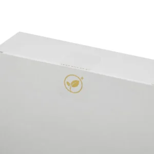 Transparent Vinyl Shipping Mailer Box Stickers with Gold Foil, Easy-Open Tear Strip and Adhesive