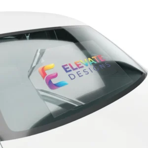 Transparent Window Logo Vinyl Sports-Style Self-Adhesive Die-Cut Car Decal
