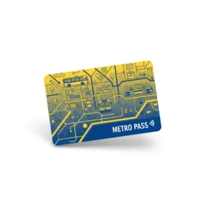 Transportation RFID NFC PVC Bus and Metro Cards, 13.56 MHz, MIFARE DESFire EV3, 2K/4K/8K