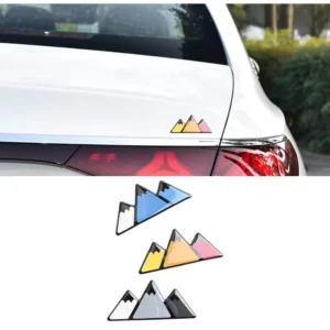 Triangular Three color Stickers Are Suitable for Three color Logos on the Bodies of Sedans SUVs and Pickup Trucks