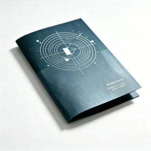 Two Pockets Paper Document Folder Custom Graphic Printing for Office Contract Portfolio