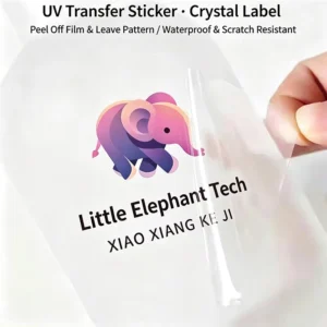 UV Crystal Hot Stamping Transfer Sticker for Tea Gift Boxes