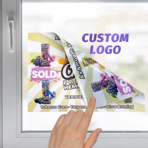 UV Custom-Printed UV-Resistant Double-Sided Removable Window Cling Decal