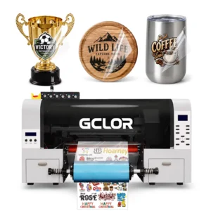 UV DTF Printer Machine for Customized Tumblers Phone Cases and Metal Gifts 3D Embossed Transfer Printing
