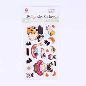 UV DTF Waterproof Cartoon Tumbler Cup Wrap Decals for Glass Cups and Heat Transfer Vinyl
