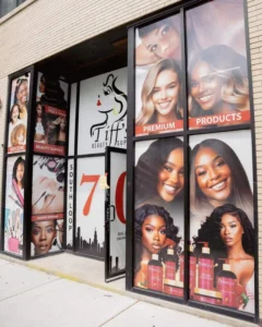 UV Printing Advertising Window Graphics Vinyl Sticker Window Art Large Format Graphics Digital Printing