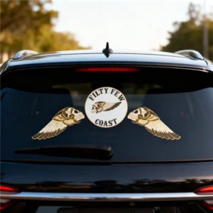 UV Proof Custom Logo Large Windshield Stickers Weather Resistant Vinyl Vehicle Transfer Car Decals Car Window Stickers