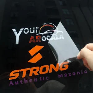 UV Resist Outdoor Use Die Cut Logo Vinyl Transfer Car Decal Custom Window Premask Transfer Car Stickers