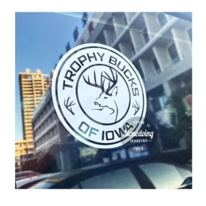 UV Resist Waterproof Custom Colors Logo Print Window Transfer Car Decals Cut Out Letter Vinyl Bumper Car Sticker