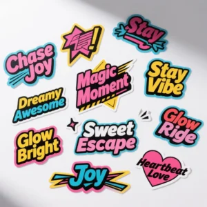 UV-Resistant Custom Logo Die-Cut Waterproof Printed Labels