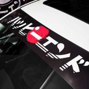 UV Resistant Eco Friendly Durable Custom Windshield Banner Waterproof Holographic Sliver Vinyl Car Decals Die Window