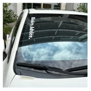 UV-Resistant Full-Color Self-Adhesive Car Window Transfer Sticker for Trucks