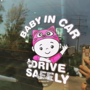 UV Resistant Kawaii Custom Logo Anime Peeker Stickers Cartoon Design Car Transfer Anime Decal for Car Window