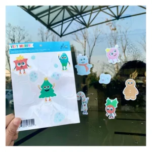 UV-Resistant Removable PVC Static Cling Decal Sheet for Indoor Glass Windows