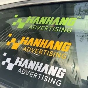 UV Resistant Waterproof Car Window Sticker Durable Outdoor Adhesive Vinyl for Cars
