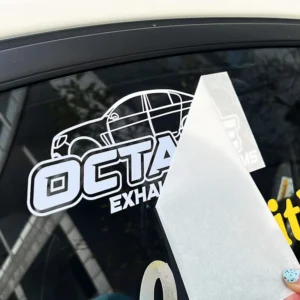 UV Resistant Waterproof Windshield Vinyl Die Cut Window Car Transfer Decals Custom Truck Decals Outdoor Car Stickers