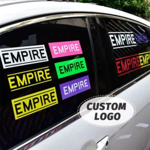 UV Resistant Weatherproof Car Decal Stickers Custom Logo Personalized Car Waterproof Window Sticker