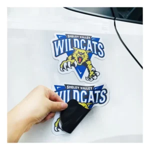 UV-Resistant Weatherproof Custom Logo Reusable Reflective Safety Sign Car Magnets
