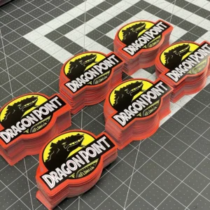 UV-Resistant Weatherproof Waterproof Self-Adhesive PVC Vinyl Die-Cut Logo Labels