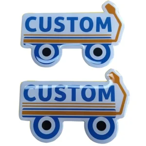 UV-Stable Polyurethane Domed Emblem Waterproof Gel-Coated Auto Decal Motor Sign Sticker 3D Epoxy Resin Car Badge