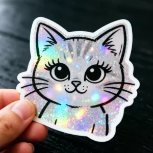 UV Waterproof Holographic PVC Vinyl Die-Cut Sticker Sheets