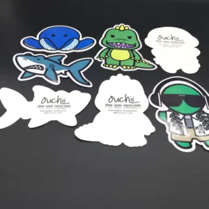 UV and Offset Printed DIY PVC Die-Cut Vinyl Cartoon Stickers for Promotional Gifts