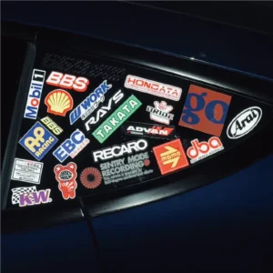 UV proof Weatherproof Die Cut Logo 3D UV Resistant Transfer Stickers Outdoor Vinyl Window Decals Custom Car Decorative Stickers