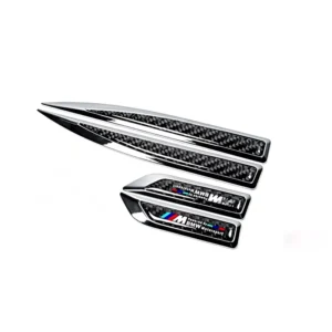 Universal Car Fender Vent Trim Sticker ABS Side Door Air Flow Fender Badge Emblem Decoration Cover Auto Tuning Accessories