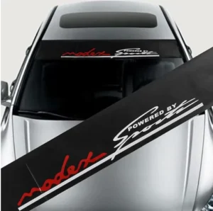 Universal PVC Windshield Banner Sticker 130x21cm