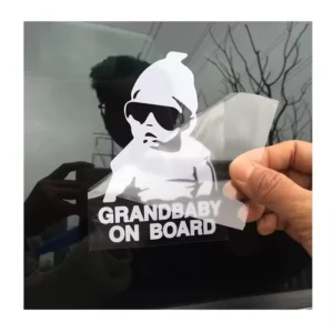 Uv Protect Customize Baby in Car Cut Out Business Logos Decals Car Vinyl Transfer Stickers Car Window Decals