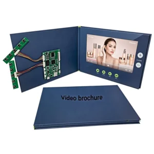 V100 Video Greeting Brochure PCBA Supplier DDR NAND Embedded Touch Control MP4 MP5 Playback Audio Video Player Solution