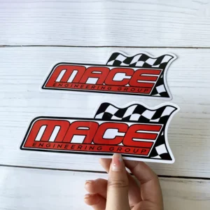 Various Shapes Die-Cut Waterproof UV-Resistant Vinyl Stickers for Business Logos