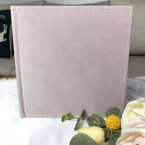 Velvet Photo Album, 4 x 6 Inch (10 x 15 cm), 200 Pockets, Hardcover, Fabric Cover