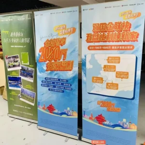 Vertical Floor Standing Poster Display Stand for Advertising Exhibition