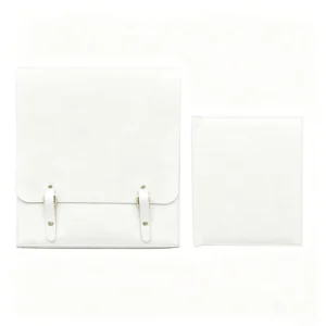 Vintage Handmade PU Leather Photo Album Organizer Magnetic Buckle Thick PP Pages Wedding Scrapbook