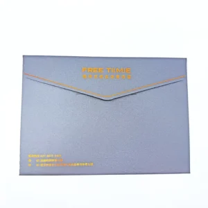 Vintage Linen Textured Paper Envelope with Wax Sticker Seal for Gift Cards, Jewelry, and Wedding Invitations