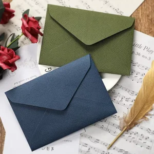 Vintage Style Blank Mini Paper Envelope for Cards, Scrapbooking, Love Letters, and Gifts