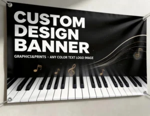 Vinyl Advertising Banner for Outdoor Festivals