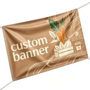 Vinyl Banner Lightweight Custom PVC Printing Banner for Rooftop Advertising