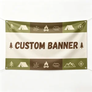Vinyl Banner, Reinforced Corners, PVC Flex, for Rodeo Arena Event Sign