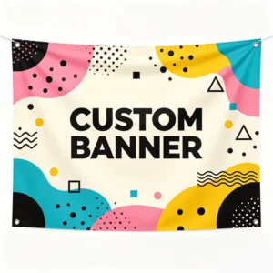 Vinyl Banner Reinforced Mesh Custom PVC Banner for Container Terminal Sign