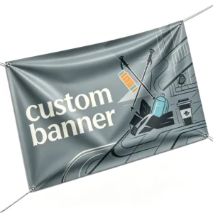 Vinyl Banner Scratch Proof Custom PVC Sign Banner for Auto Repair Shop Sign