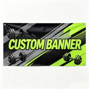 Vinyl Banner Translucent Custom PVC Banner Ice Fishing Village Sign